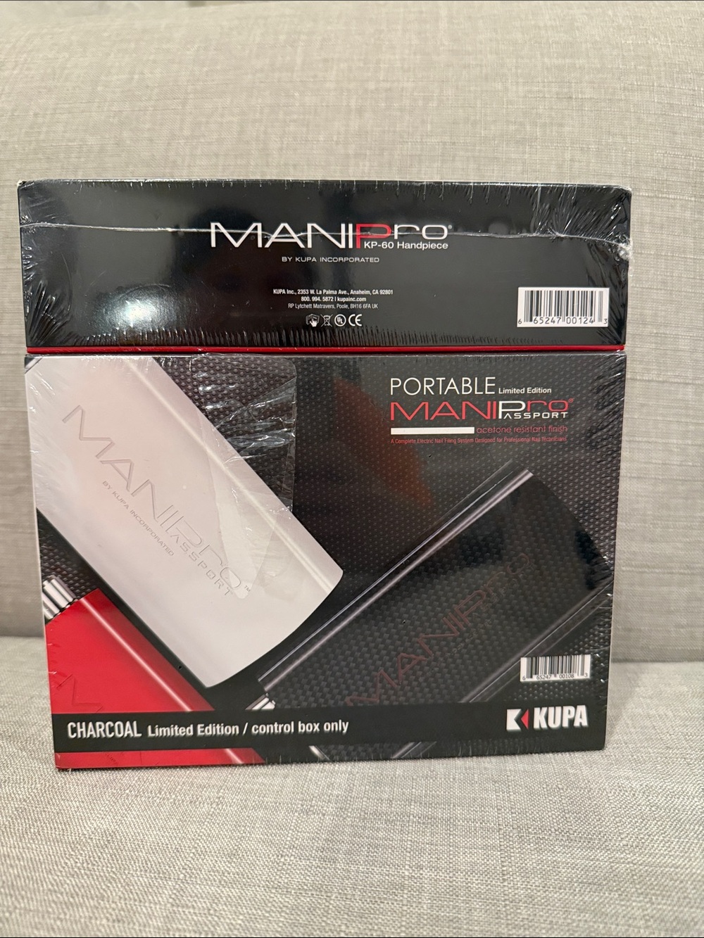 MANIPRO Portable MANIProPassport - Charcoal